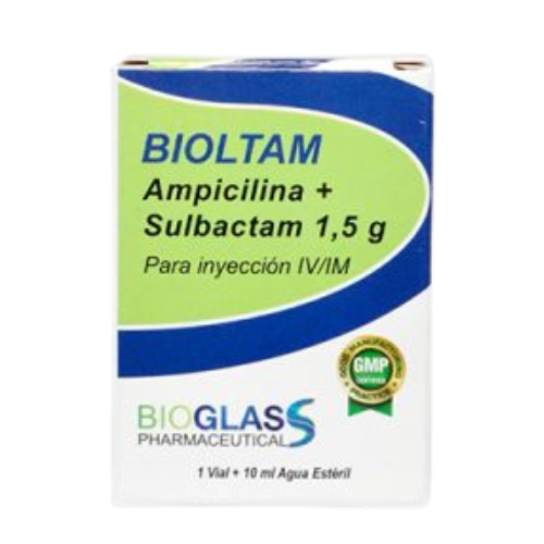 BIOLTAM AMPICILINA SULBACTAM 1.5GR AMP I.M-I.V C/ AGUA X 1